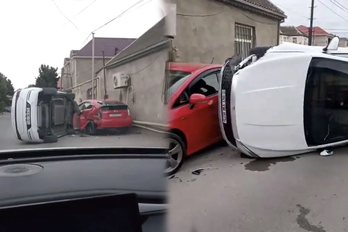 Zabratda BYD Priusla toqquşdu