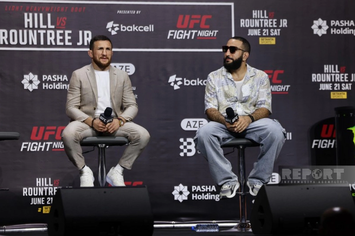 Tanınmış MMA idmançıları Bakıda azarkeşlərlə görüşüblər Tanınmış MMA idmançıları Bakıda azarkeşlərlə görüşüblər