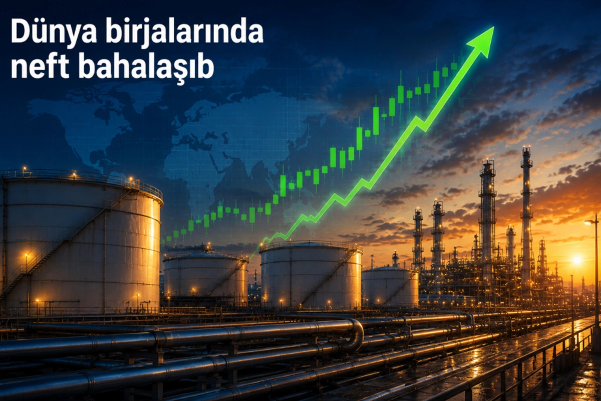 Dünya bazarında neft bahalaşdı: Brent 91 dolları ötdü