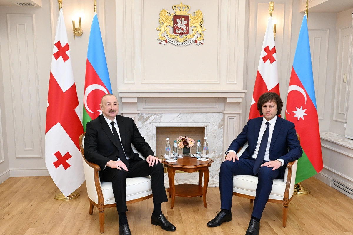 Президент Азербайджана и премьер-министр Грузии выступили с заявлениями для прессы