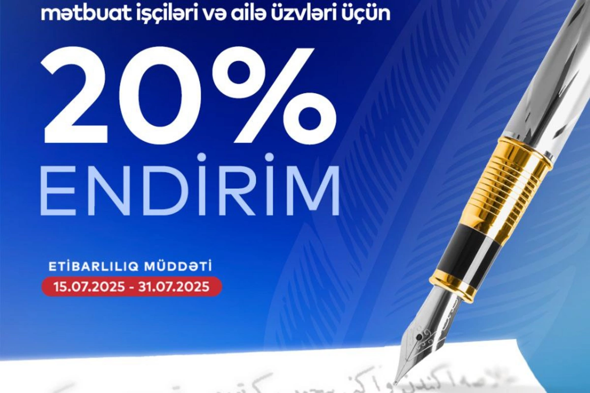Sağlam Ailədən Milli Mətbuat Gününə özəl endirim kampaniyası!
