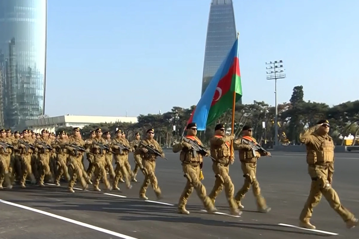 На параде прошел расчет военнослужащих Службы государственной охраны
