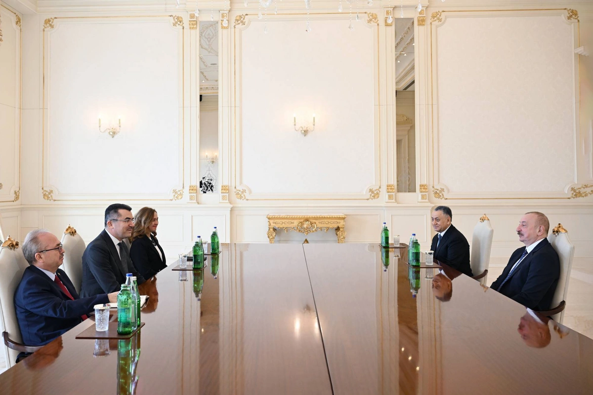 President Ilham Aliyev received the Secretary General of the National Security Council of the Republic of Turkey