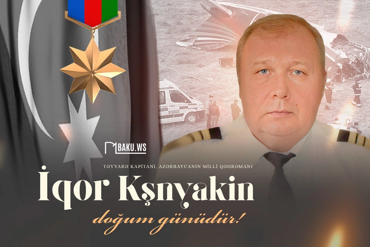 Milli Qəhrəman İqor Kşnyakinin doğum günüdür Milli Qəhrəman İqor Kşnyakinin doğum günüdür