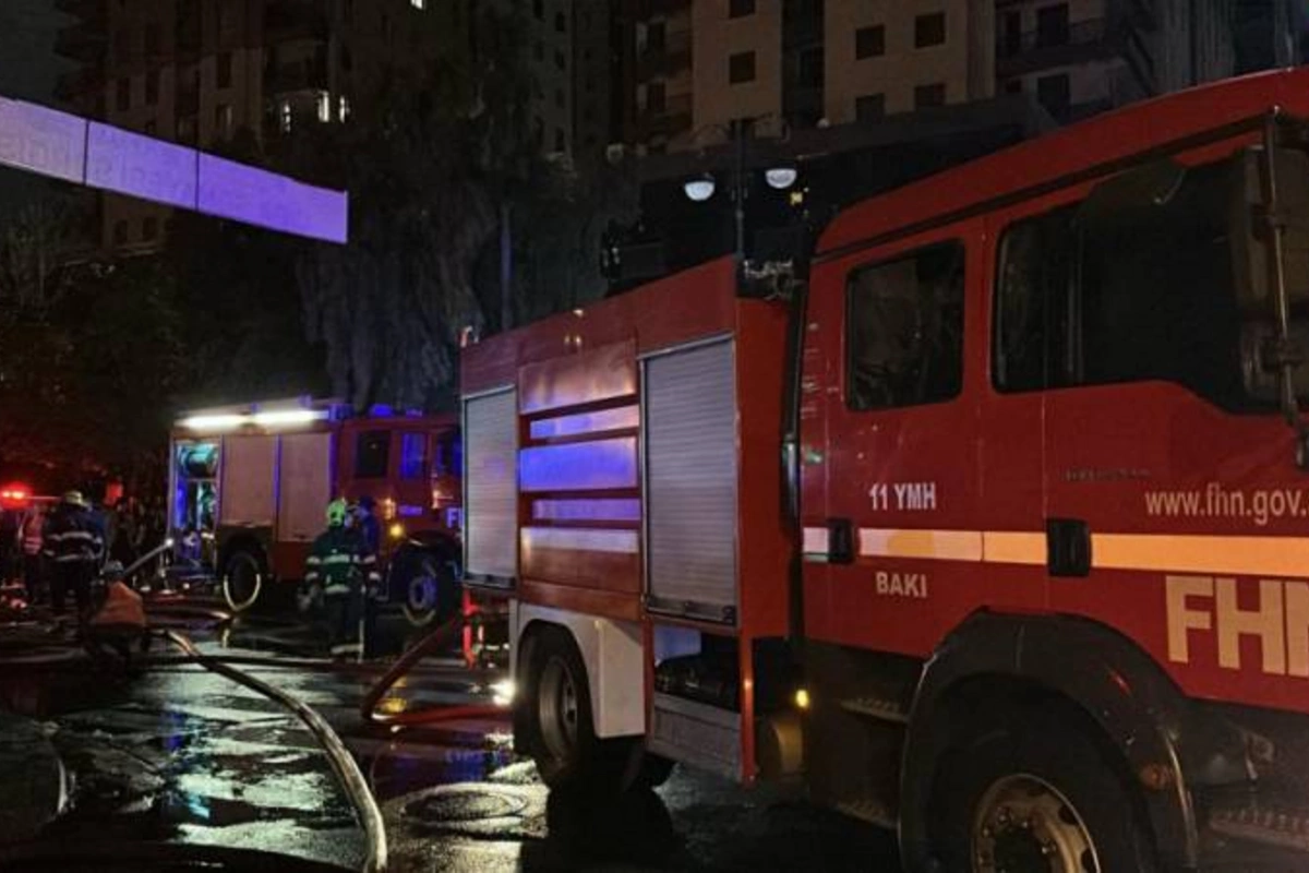 Bakıda güclü yanğın Bakıda güclü yanğın