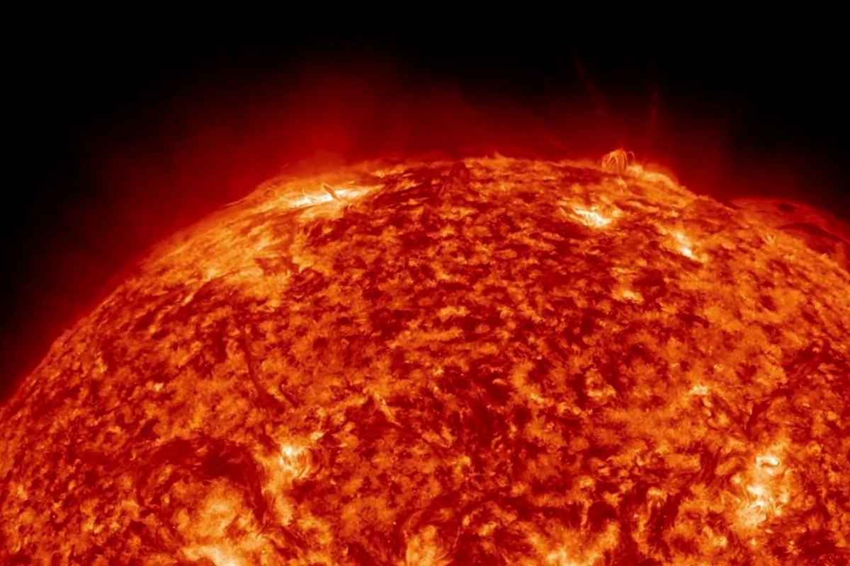 Günəşdən nəhəng ölçüdə protuberans ayrıldı - ANBAAN VİDEO