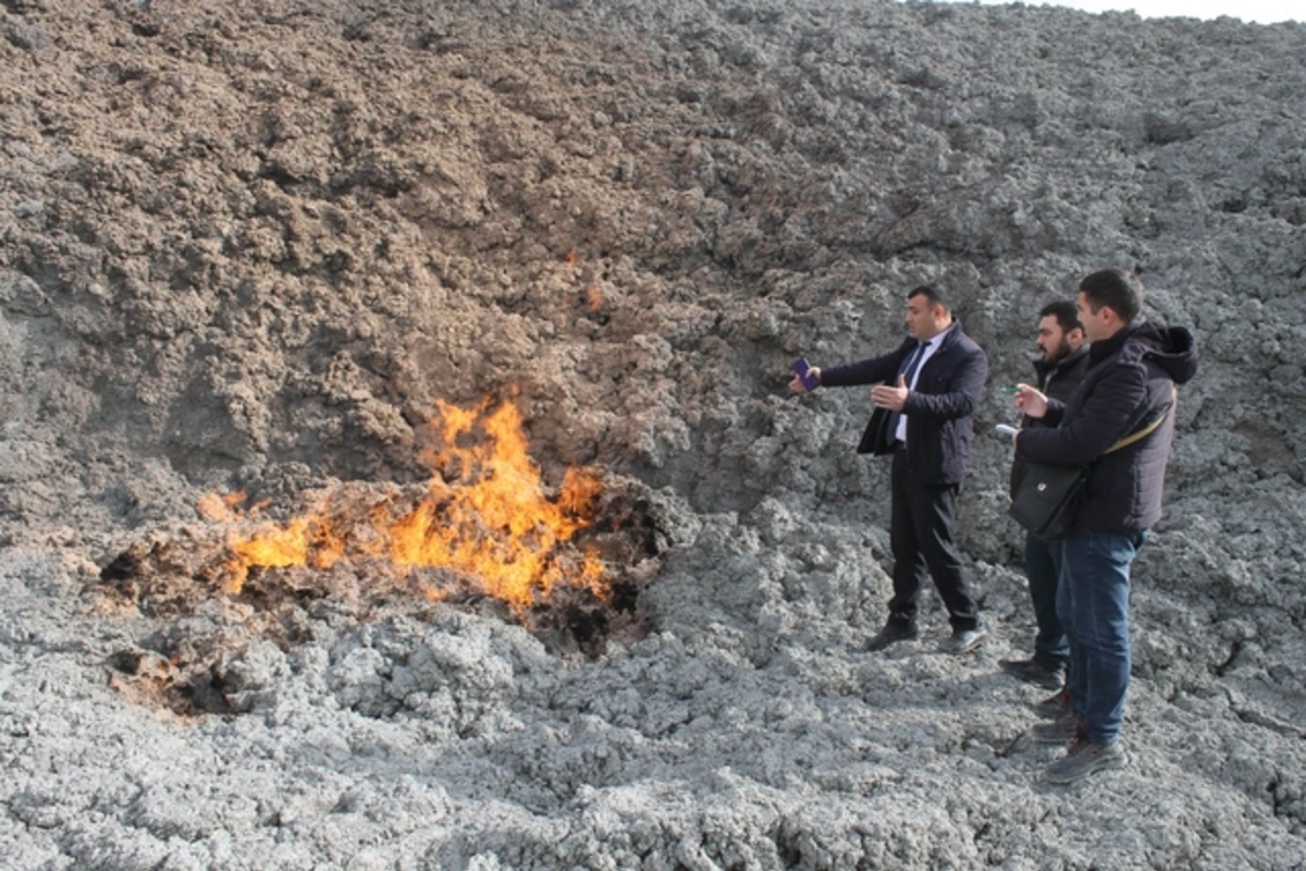Azərbaycan ərazisində son dövrün ən güclü palçıq vulkanı püskürmələrindən biri baş verib
