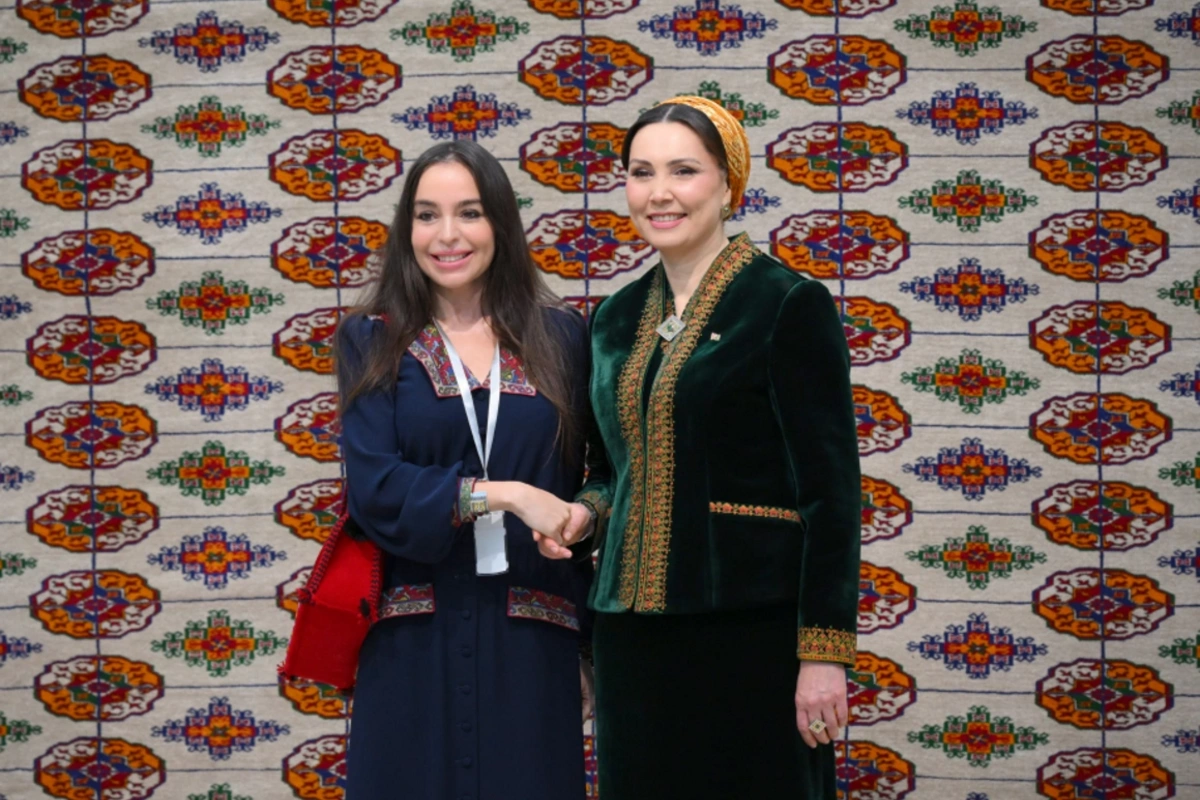 Leyla Əliyeva Türkmənistanda beynəlxalq konfransda iştirak edib