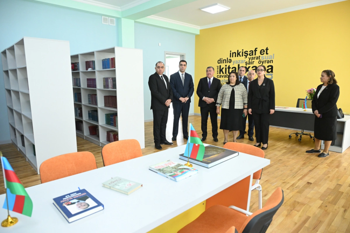 Xətai rayonunda Heydər Əliyev Fondu tərəfindən yeni məktəb binası istifadəyə verilib