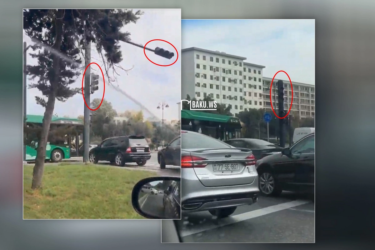 8 Noyabrda işıqlar söndü, işıqfor işləmədi 8 Noyabrda işıqlar söndü, işıqfor işləmədi