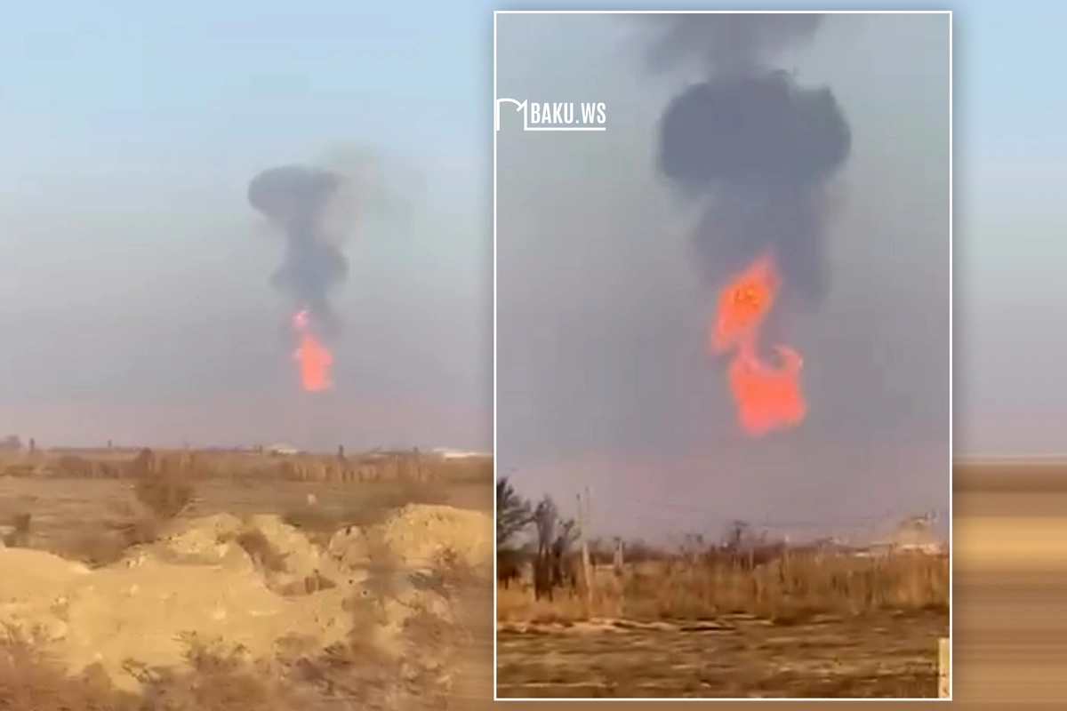 Ələt istiqamətində vulkan püskürüb - ANBAAN VİDEO