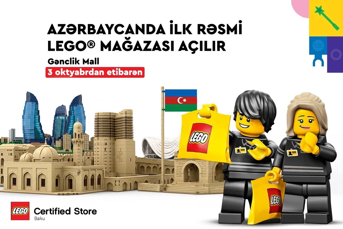 Azərbaycanda ilk LEGO Certified Store TORGROUP Global tərəfdaşlığı ilə açılır