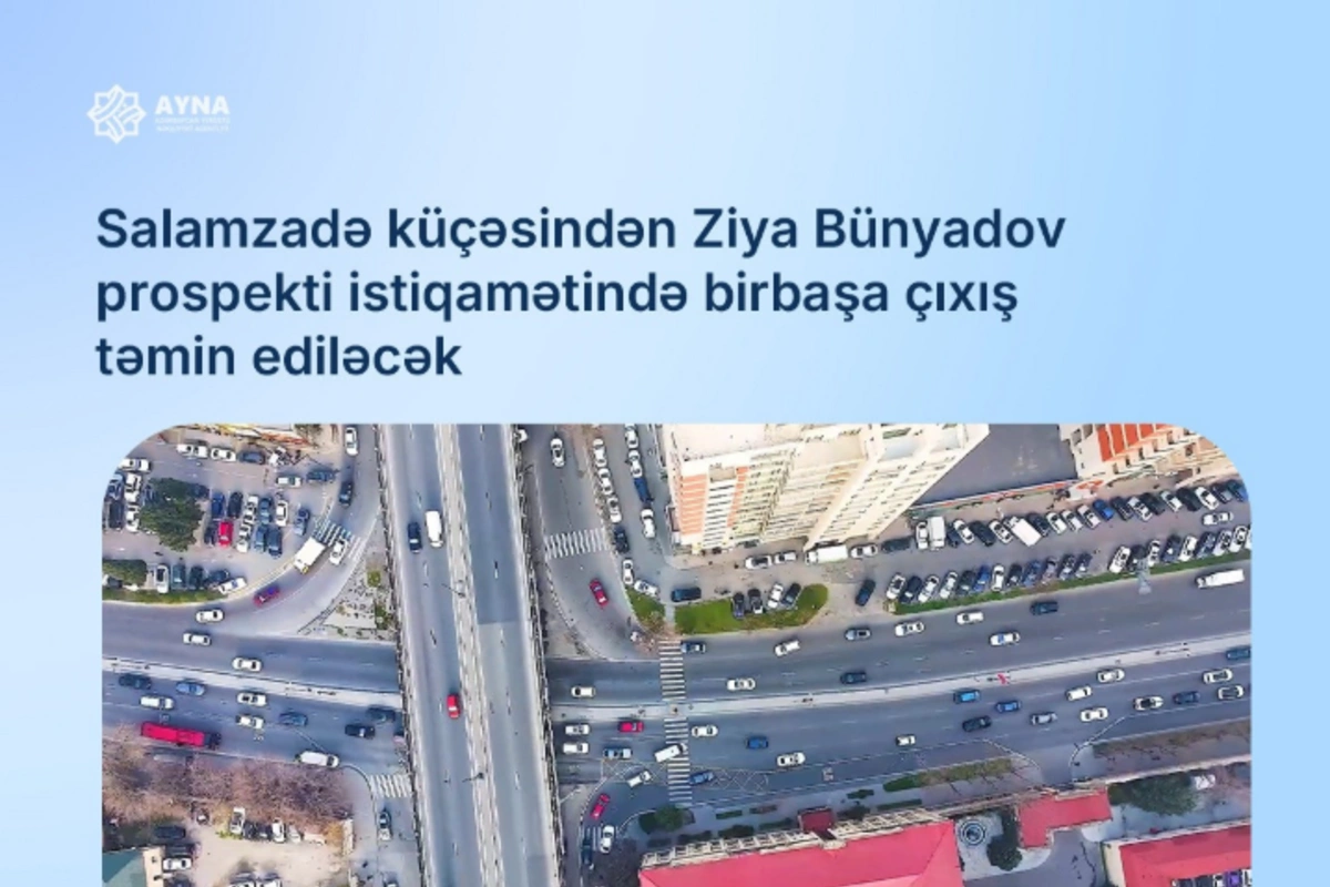 Bakıda bu iki küçənin kəsişməsi işıqforla nizamlanacaq