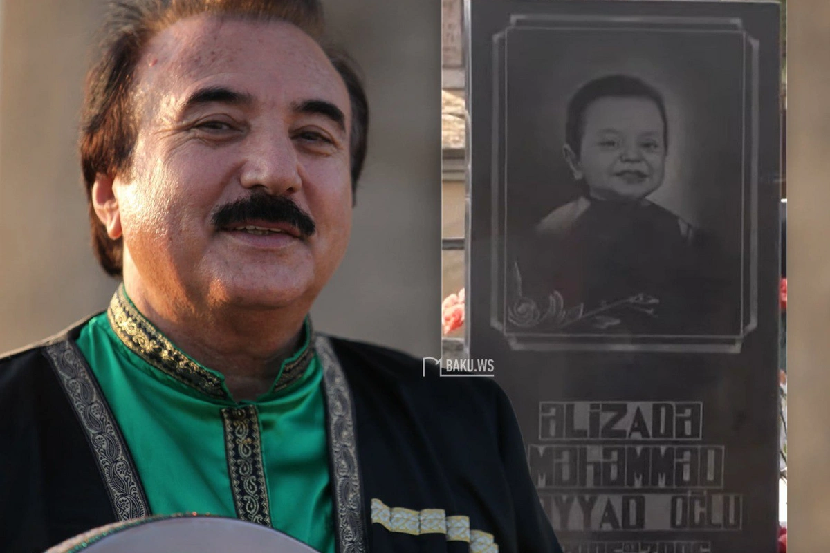 Səyyad Əlizadənin 18 il əvvəl vəfat edən oğlunun məzarının görüntüləri Səyyad Əlizadənin 18 il əvvəl vəfat edən oğlunun məzarının görüntüləri