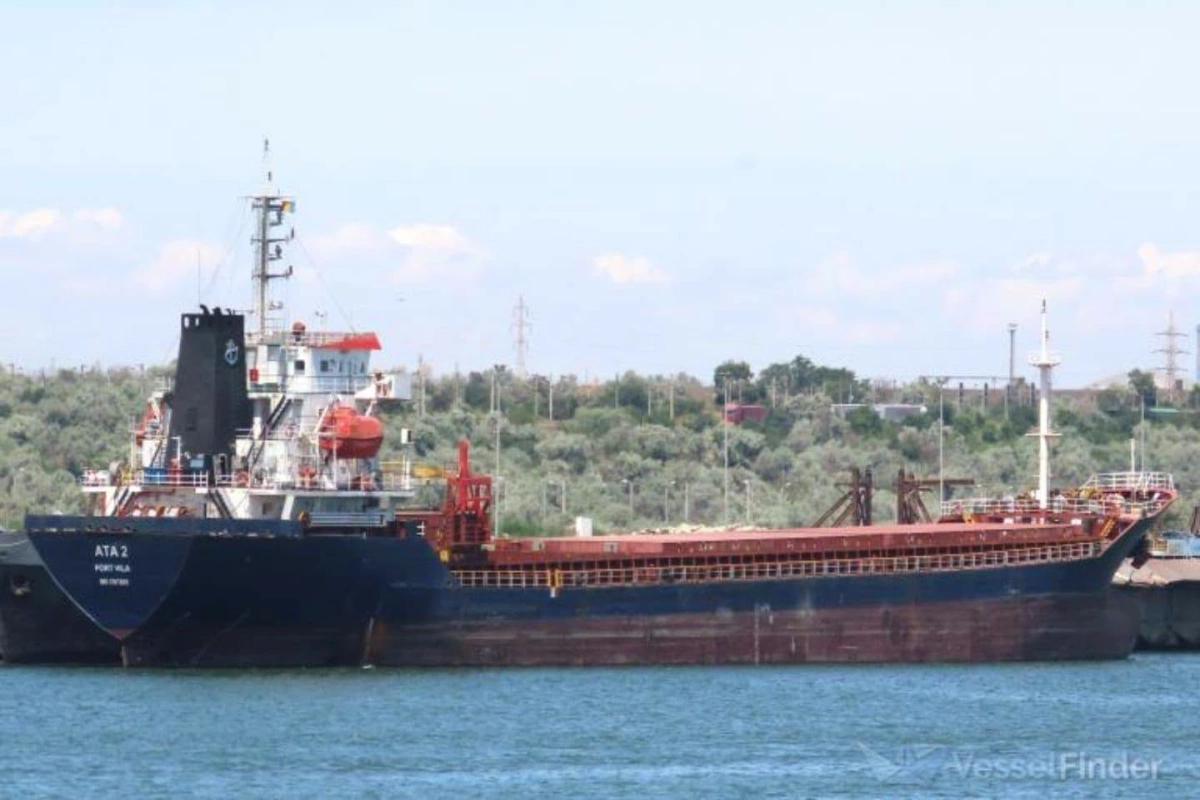 In Ukraine, a drone attacked a vessel with Azerbaijani sailors on board