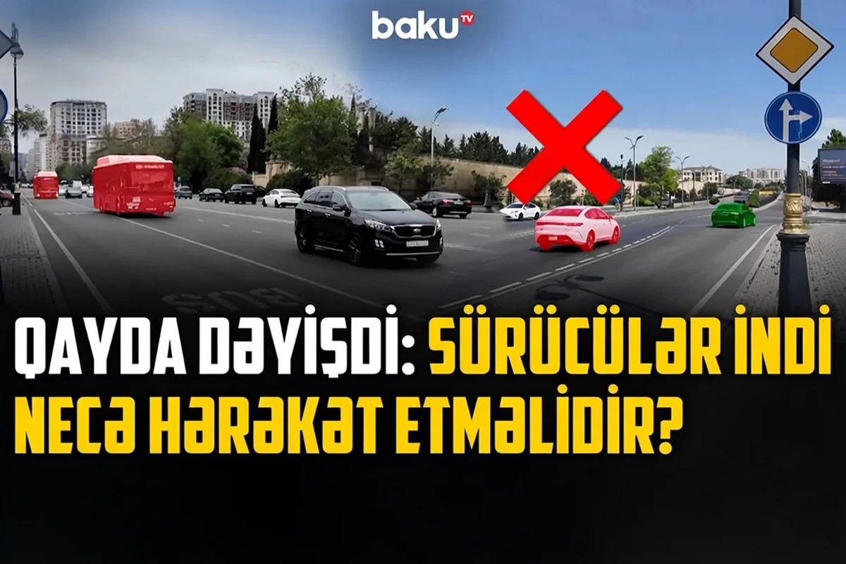 Bakıda küçələrdən birində hərəkət qaydası dəyişdi - Problem həll olundu?