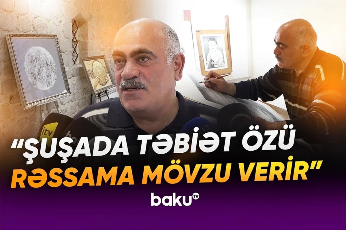 Zaur Mirzəyev Şuşada yaşayıb-yaratmağın sevincini bölüşdü: Möhtəşəm əsərlər olacaq