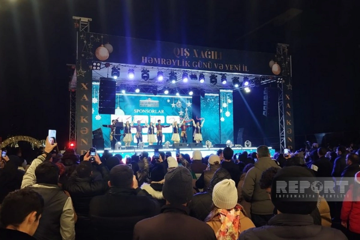 Xankəndidə Həmrəylik Günü və Yeni il münasibətilə konsert keçirilib Xankəndidə Həmrəylik Günü və Yeni il münasibətilə konsert keçirilib