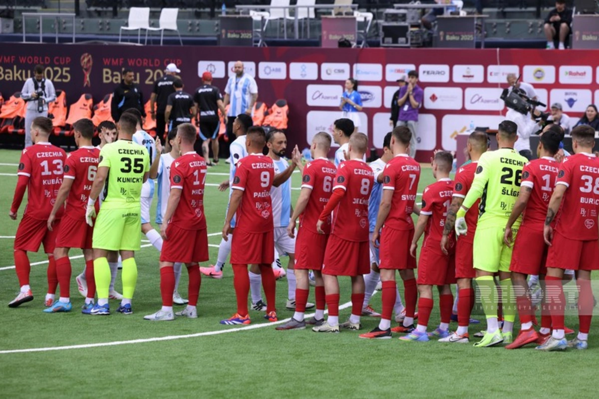 Bakıda keçirilən dünya çempionatında Çexiya Argentinanı məğlub edib Bakıda keçirilən dünya çempionatında Çexiya Argentinanı məğlub edib