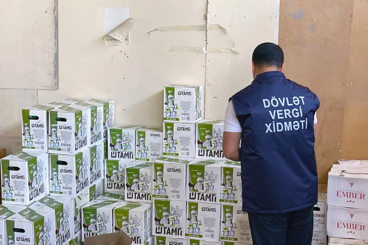 Naxçıvanda saxta aksiz markalı alkoqollu içkilər aşkarlanıb