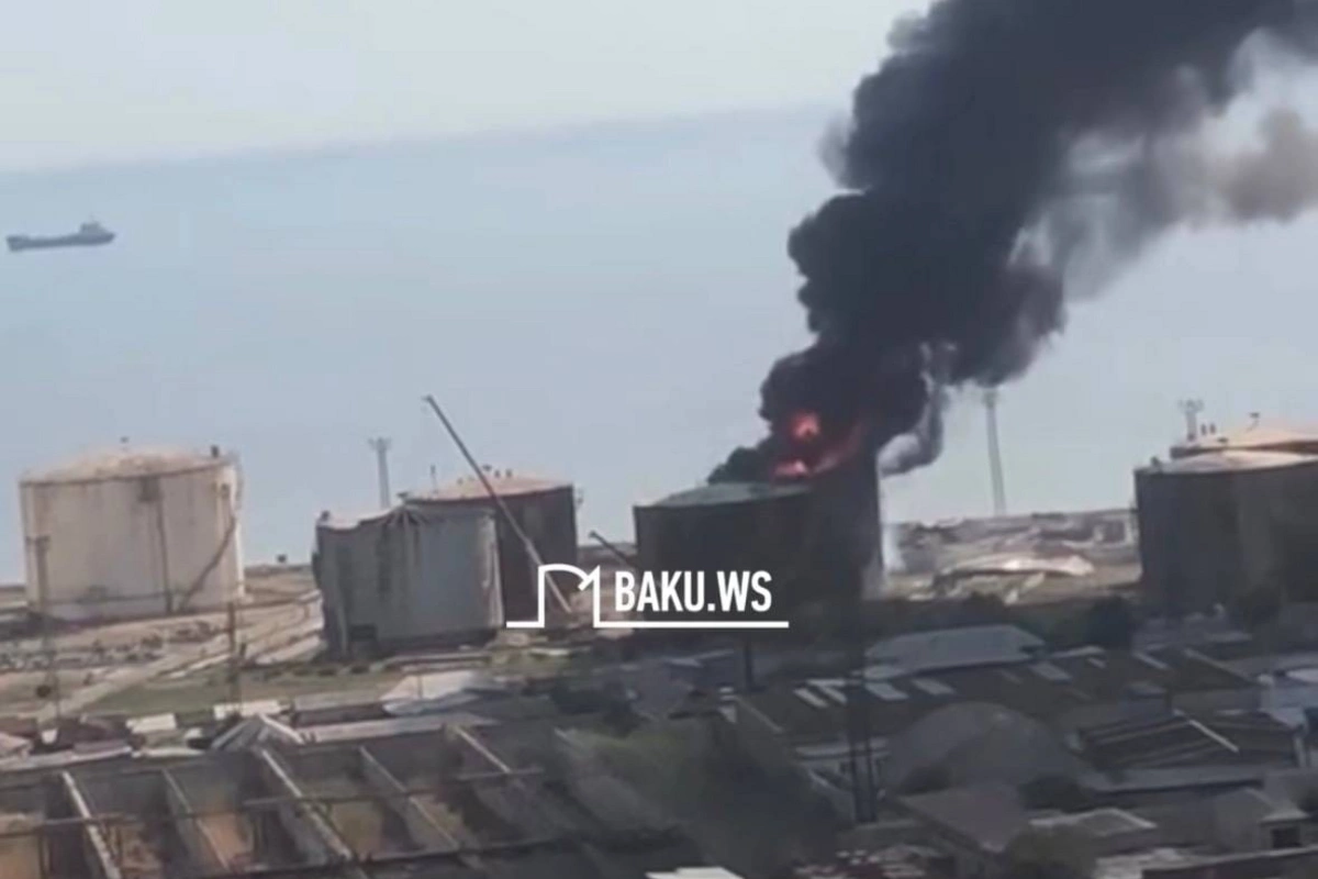 Bakıda güclü yanğın başlayıb