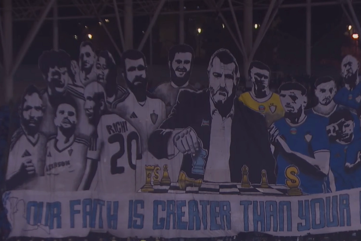 Qarabağ azarkeşlərindən möhtəşəm BANNER