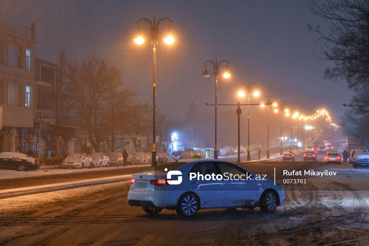 Bəzi yollar buz bağlayacaq - XƏBƏRDARLIQ