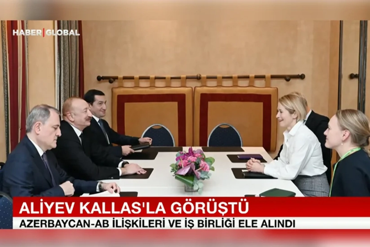 Haber Global: İlham Əliyevin Kallasla görüşündə Aİ ilə əməkdaşlıq perspektivləri müzakirə olunub