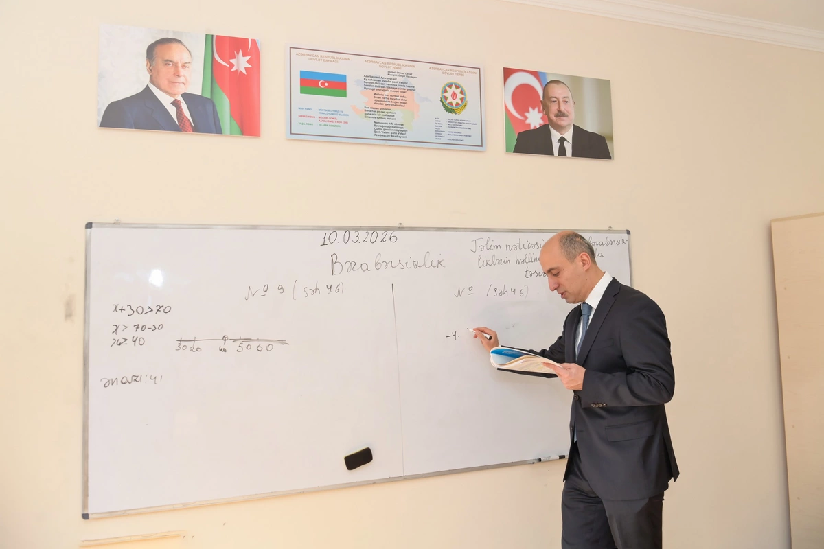 Emin Əmrullayev Xankəndidə dərs keçdi