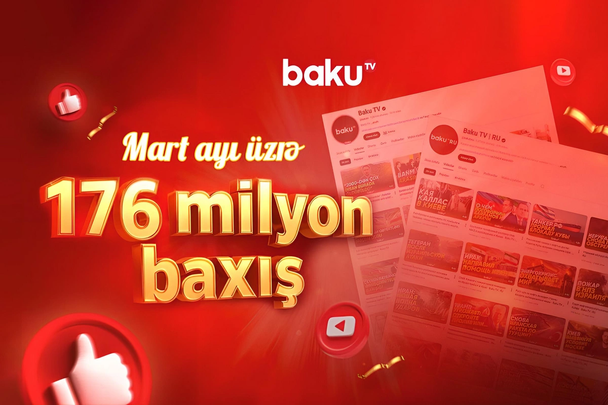 Baku TV YouTube reytinqlərində liderdir