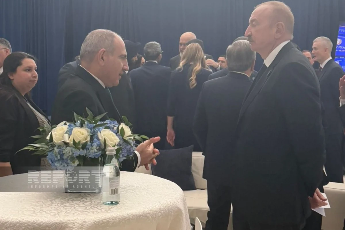Azərbaycan Prezidenti Vaşinqtonda Nikol Paşinyanla ayaqüstü söhbət edib