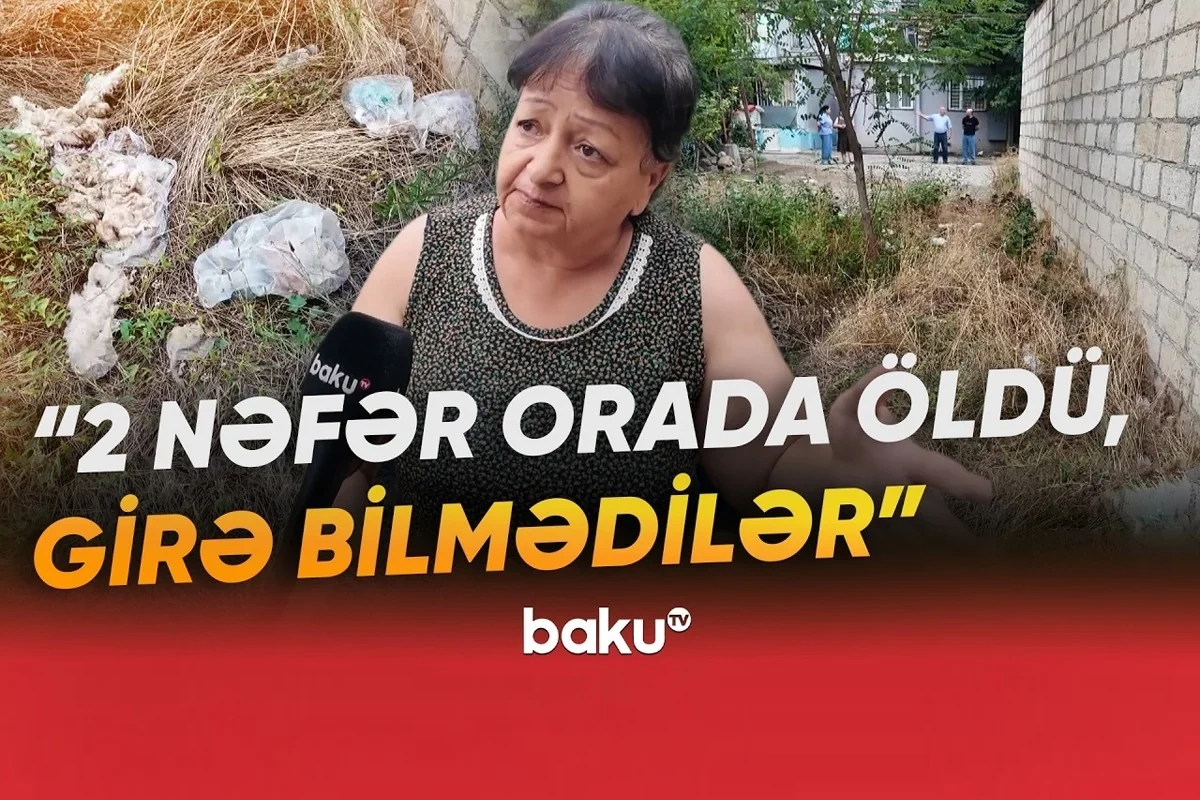 Gəncədə sakinlərin əsəbi tarıma çəkildi: Ayaqaltında qalmışıq