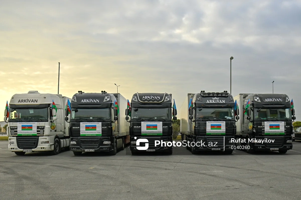 Azərbaycandan İrana növbəti humanitar yardım yola salınıb