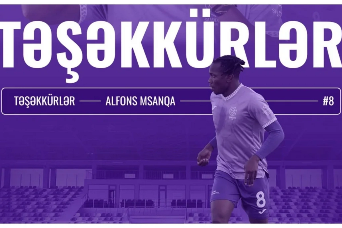 Şamaxı klubu Alfons Msanqa ilə müqaviləni yeniləməyibv