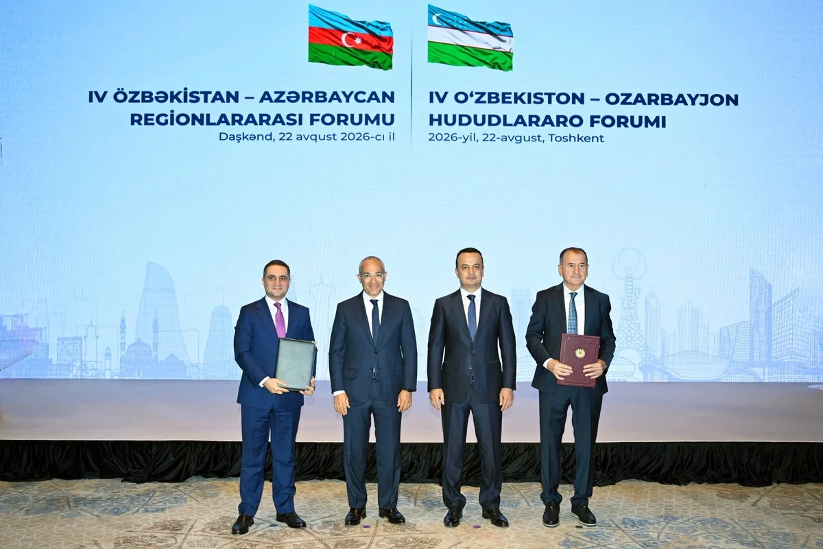 Özbəkistanla Azərbaycan arasında 5 sahədə əməkdaşlığı əhatə edən sənədlər imzalanıb