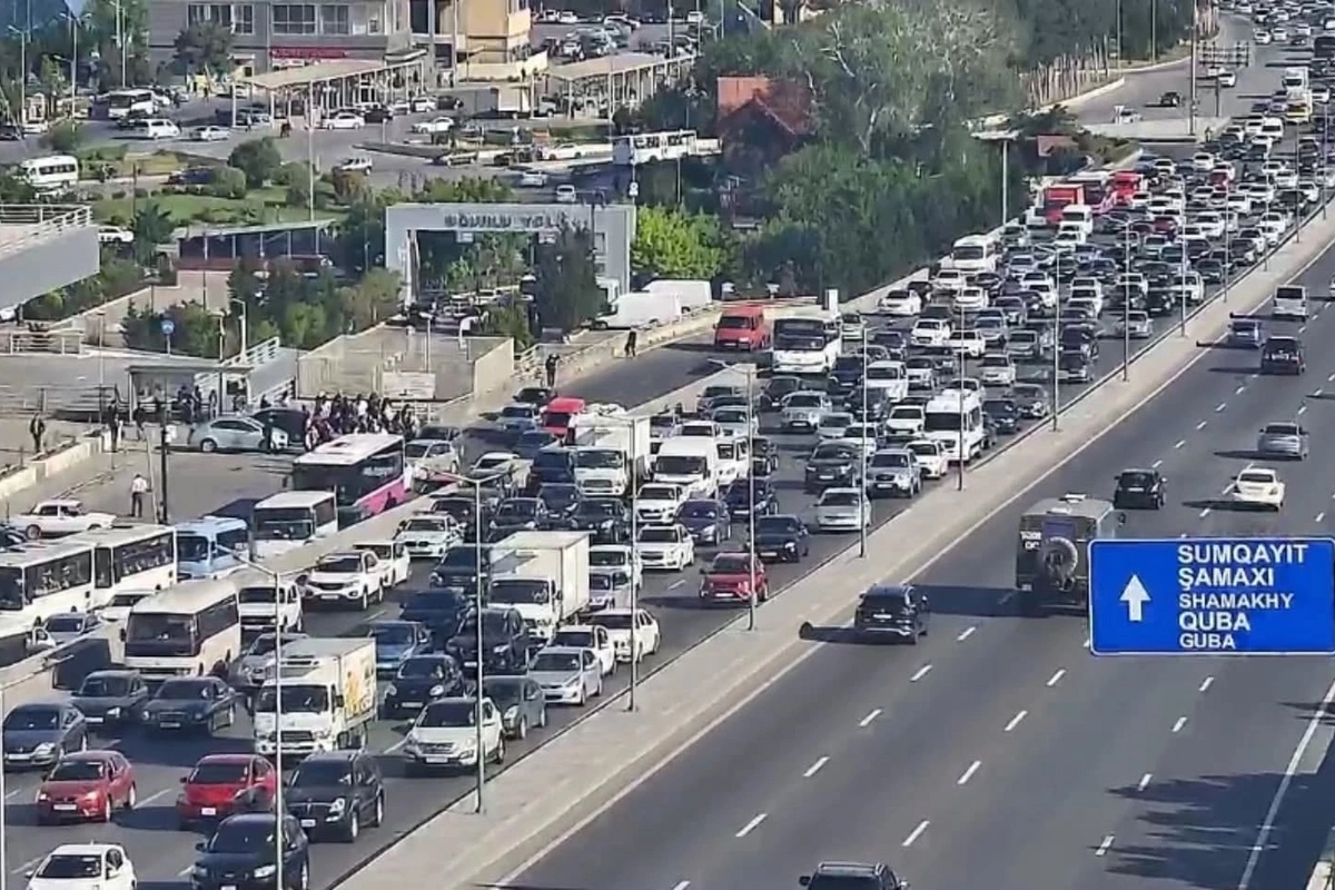 Bakıda bu yollarda sıxlıq var