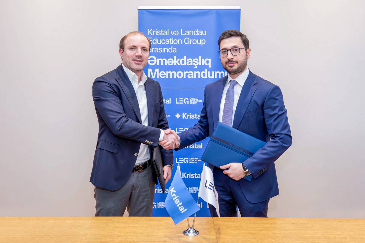 Kristal və Landau Education Group arasında əməkdaşlıq memorandumu imzalanıb!