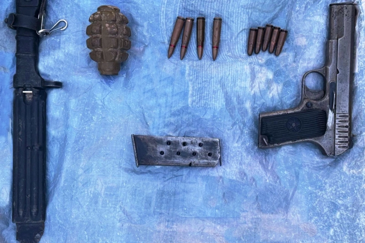Gəncədə məhkumun həbsindən əvvəl gizlətdiyi silah-sursat aşkarlanıb