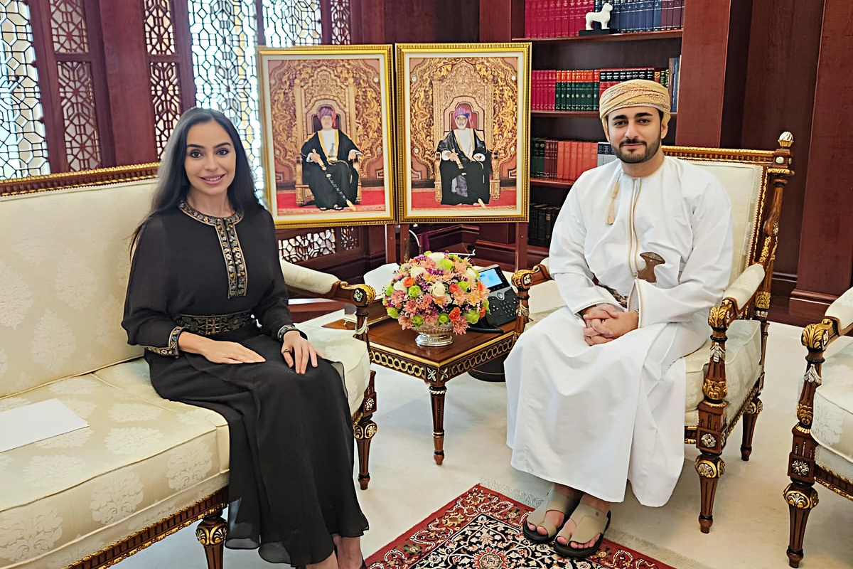 Leyla Əliyeva Maskatda Omanın Vəliəhdi ilə görüşüb