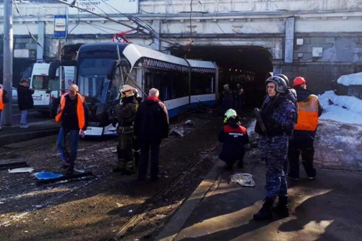 Moskvada iki tramvay toqquşdu: 22 nəfər yaralanıb