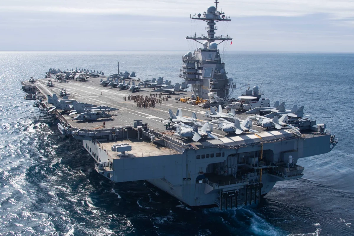 ABŞ-dən İrana sərt siqnal: Ən böyük aviadaşıyıcı Aralıq dənizinə daxil oldu