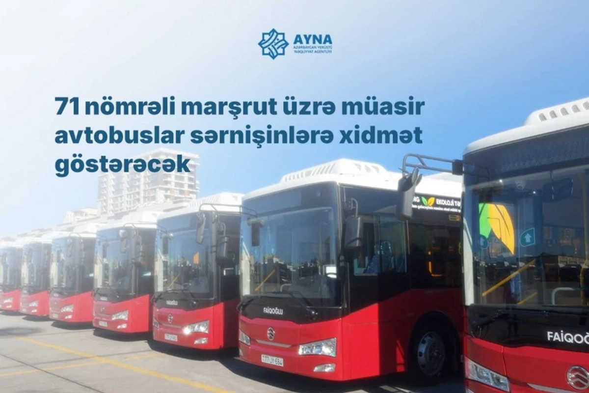 71 saylı avtobusdan istifadə edənlərə ŞAD XƏBƏR! YENİLƏNDİ...