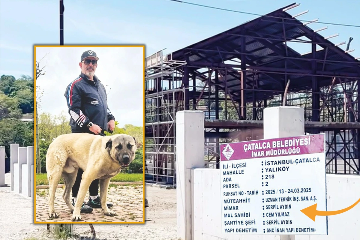 Cem Yılmaz lüks avtomobillərini saxlamaq üçün bina inşa etdirir