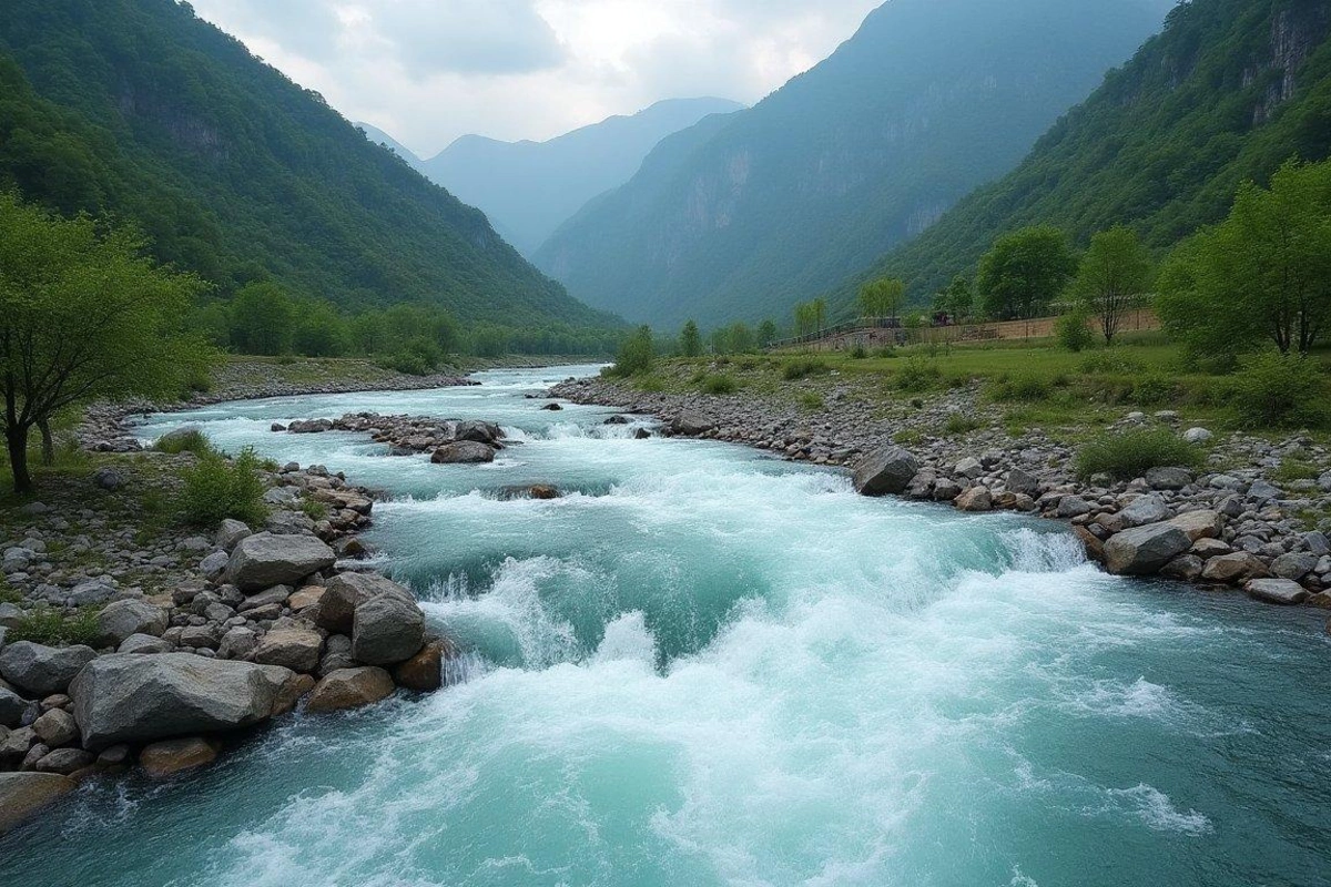 Çaylarda suyun səviyyəsi artıb Çaylarda suyun səviyyəsi artıb