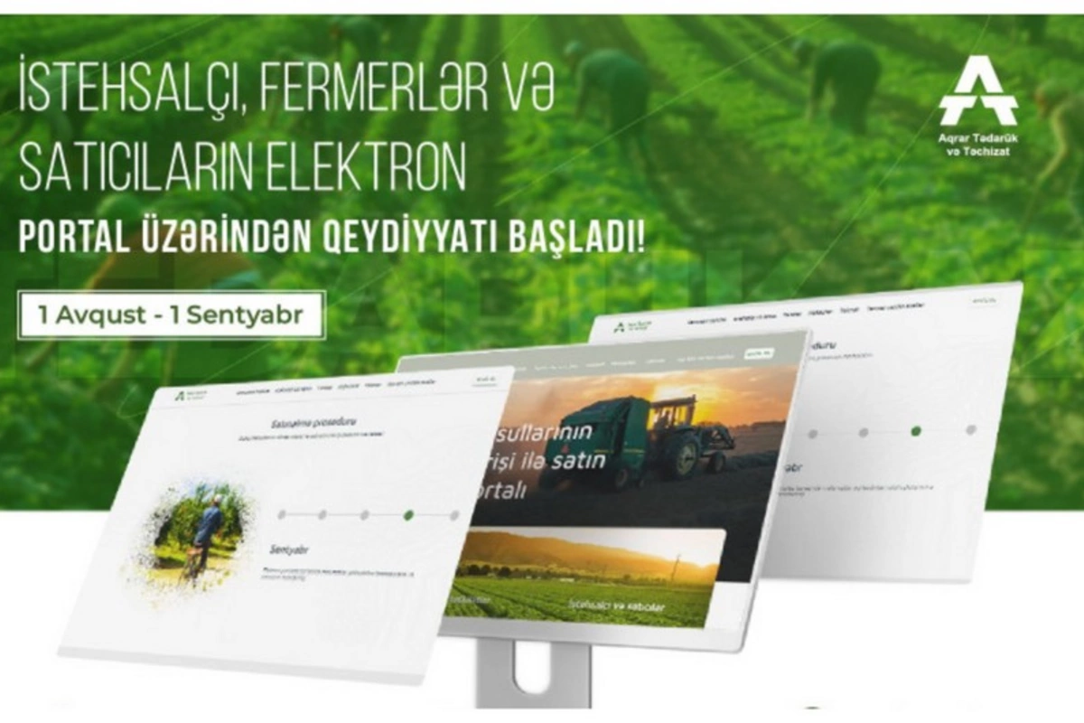 Fermerlər üçün fürsət: Ərzaq təklifləri üçün portal açıldı Fermerlər üçün fürsət: Ərzaq təklifləri üçün portal açıldı