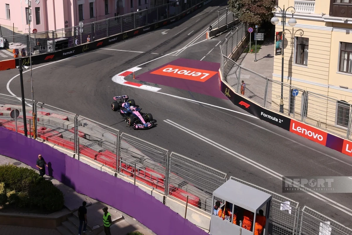 Formula 1 üzrə Azərbaycan Qran-prisində ikinci sərbəst yürüş başlayıb