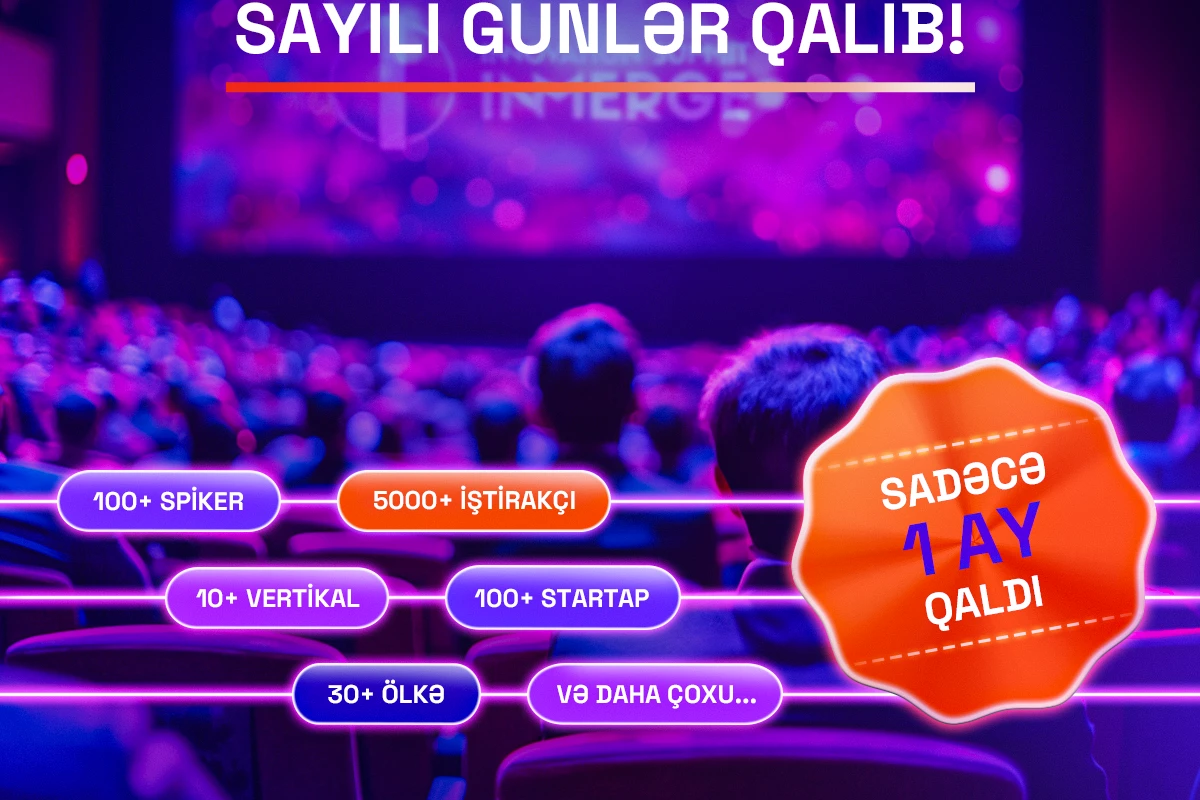 INMerge Innovasiya Sammitına 1 ay qaldı! INMerge Innovasiya Sammitına 1 ay qaldı!