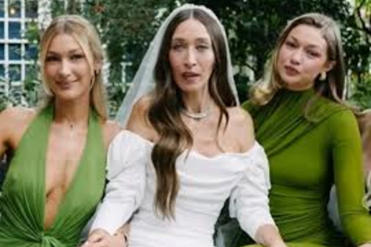 The sister of models Gigi and Bella Hadid got married
