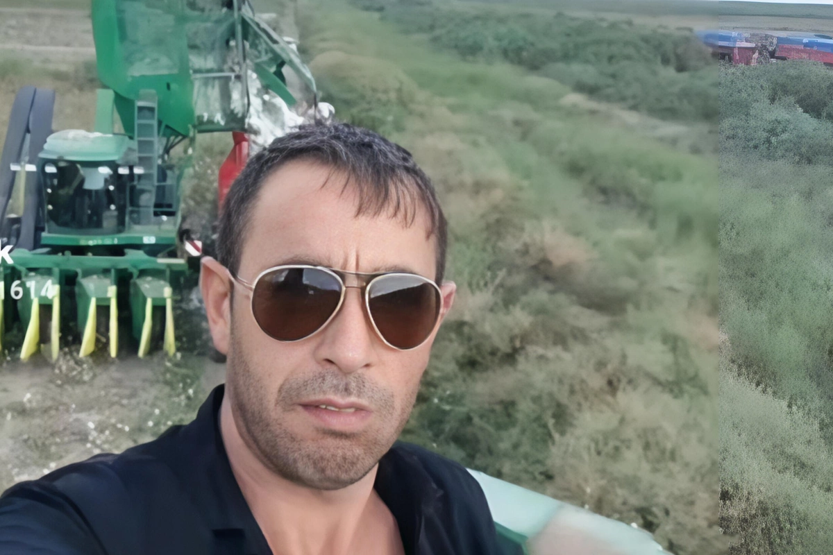 Faciəli şəkildə ölən kombaynçının FOTOSU