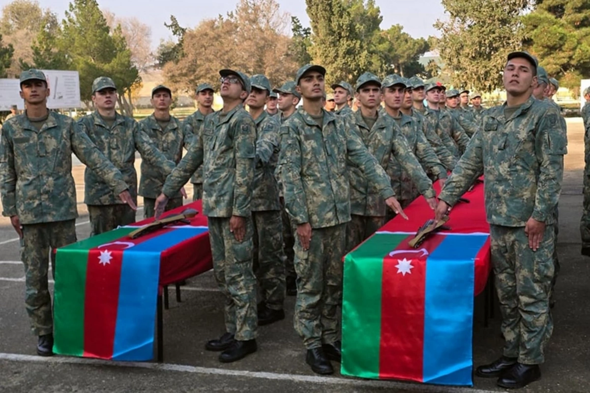 Oath-taking ceremonies were held in the Azerbaijani army